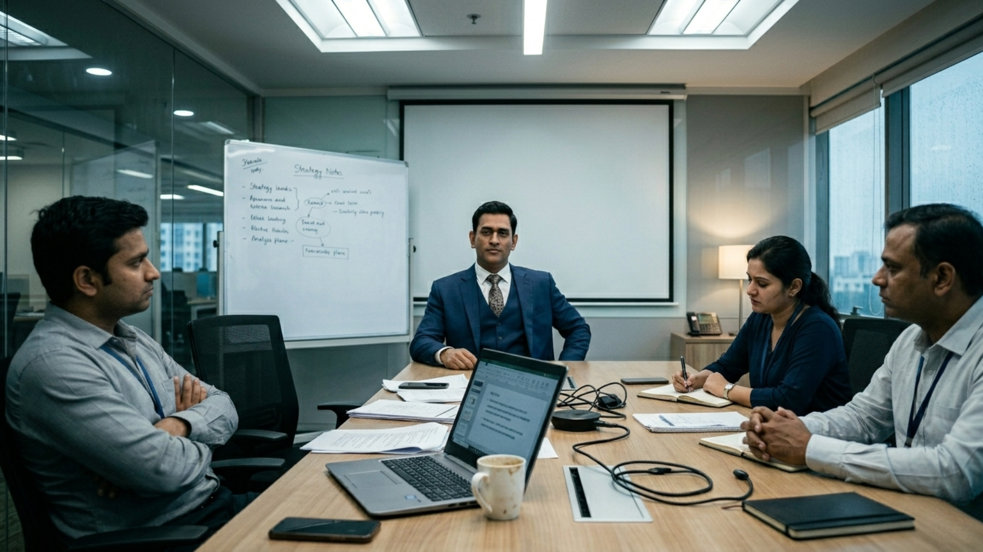 Settled, regulated leadership presence
